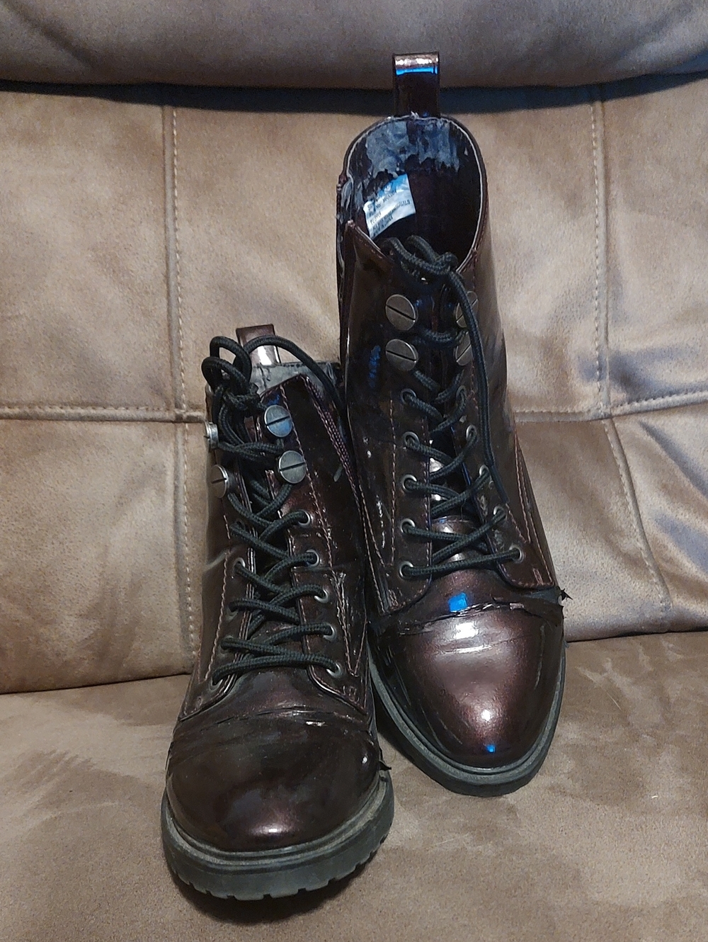 True Craft Lace-Up Combat Boots